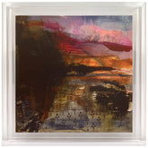 Rugged VII - High Resolution Giclee Printed Canvas Framed in Contemporary Clear Acrylic Frame